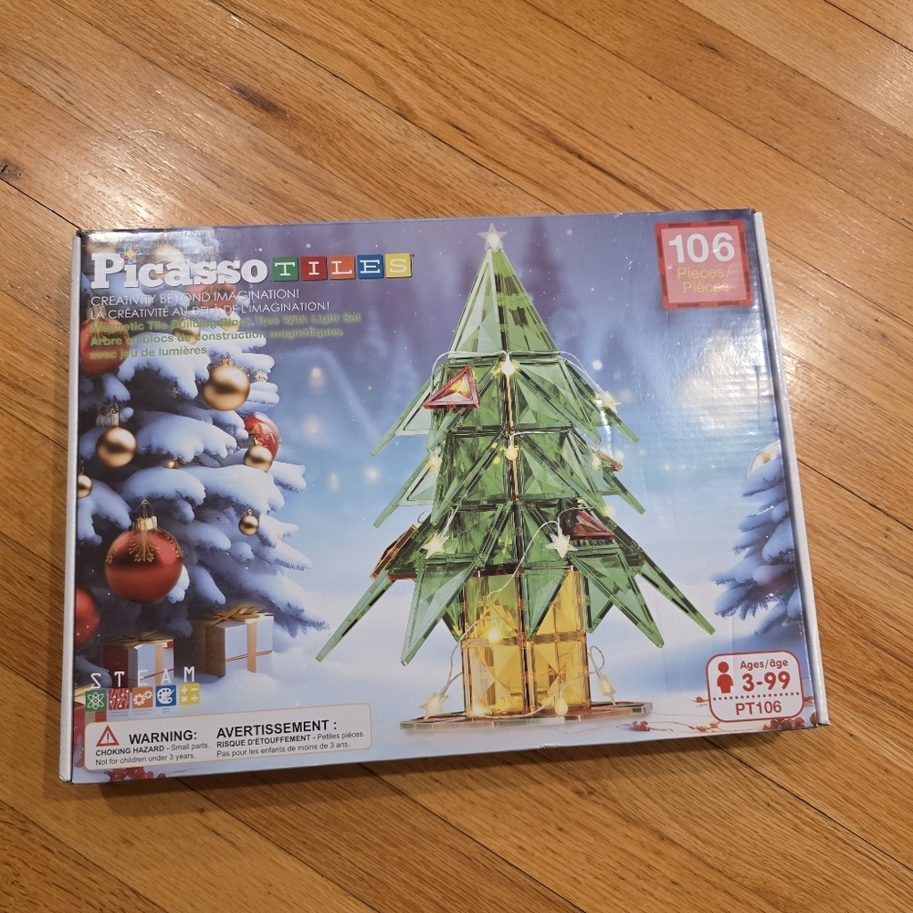 Picasso Tile Light Up Christmas Tree